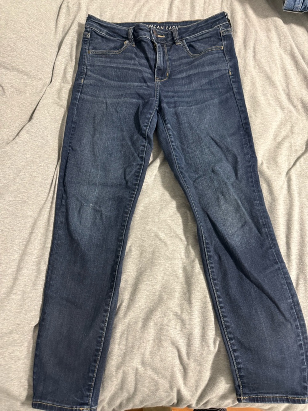 American Eagle Outfitters Dark Blue Skinny Jeans